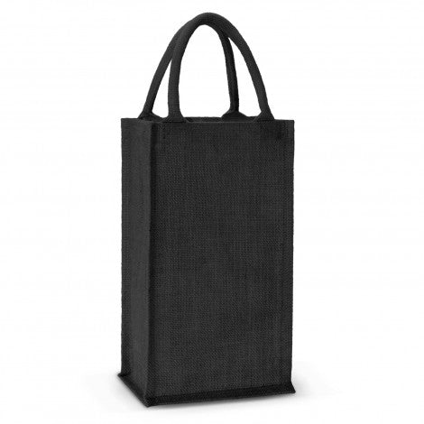 Donato Jute Double Wine Carrier - Unbranded (Plain)