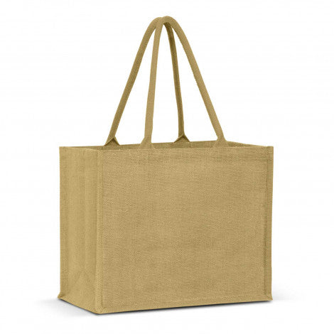 Torino Jute Tote Bag - Colour Match - Unbranded (Plain)