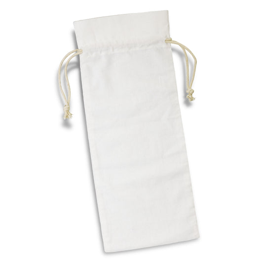 Cotton Wine Drawstring Bag - Unbranded (Plain)