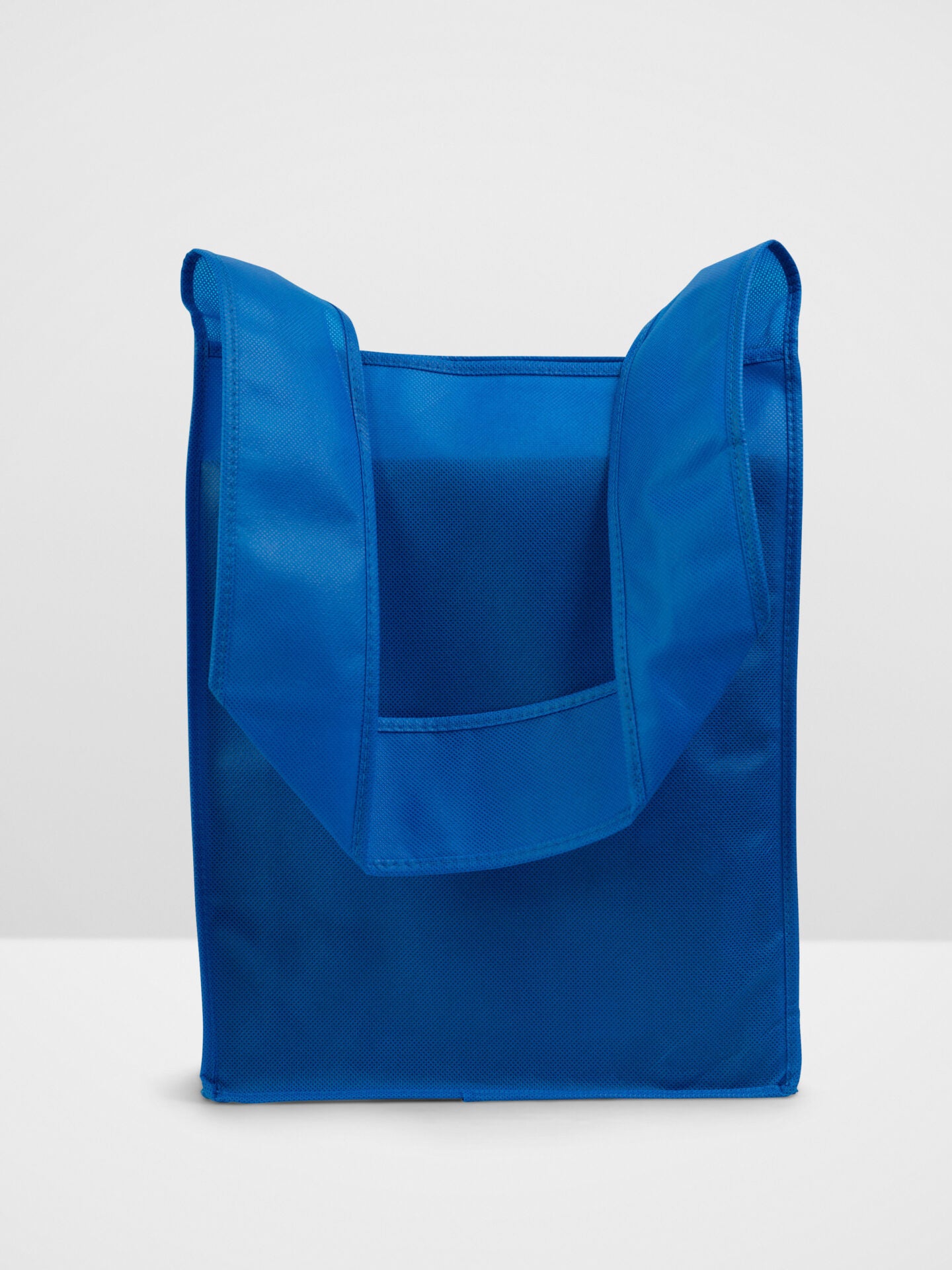 Royal Blue Non-Woven Shoulder Bag