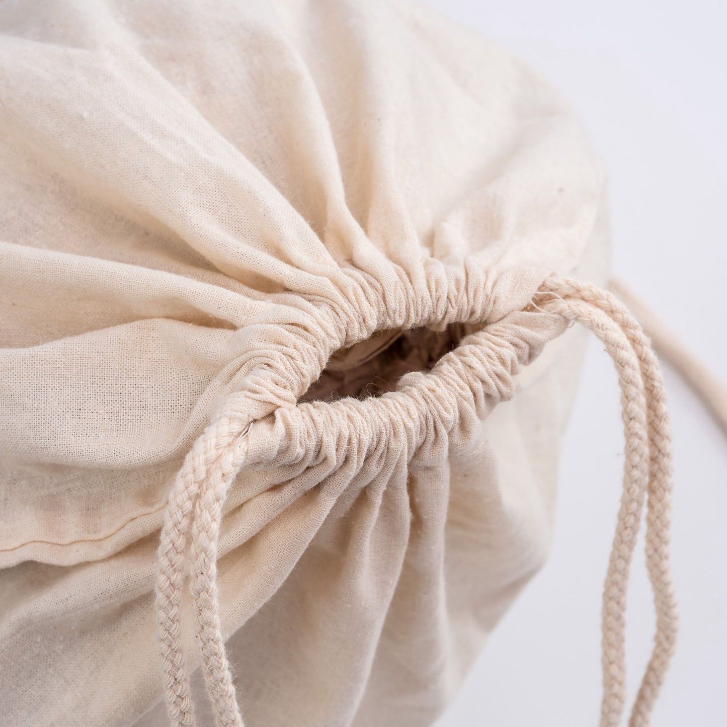 Calico Library Bag Drawstrings