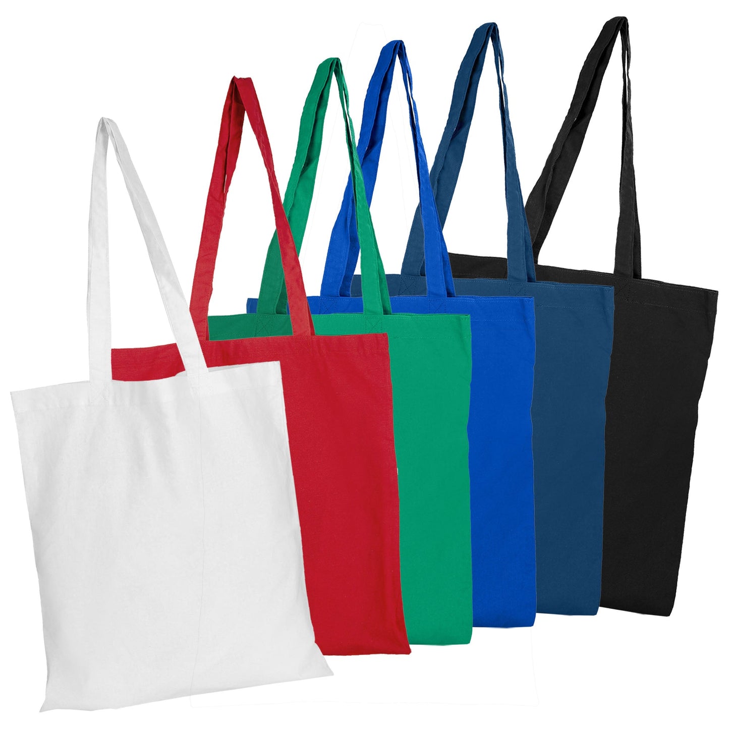 Coloured Calico Bag no Gusset - Unbranded (Plain)