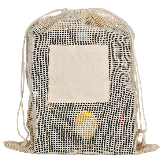 Cuban Cotton Mesh Produce Bag - Unbranded (Plain)