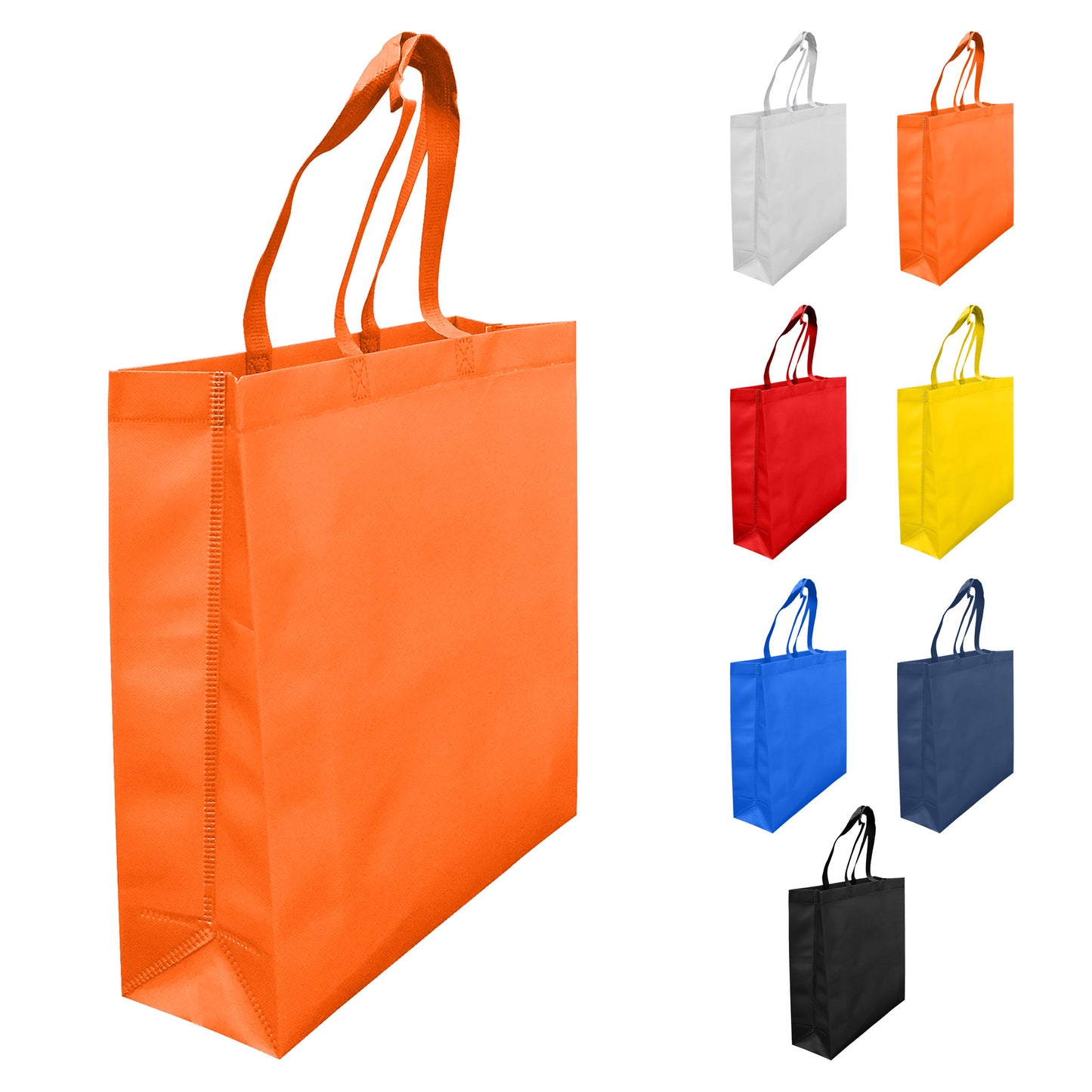 Laminated Non Woven Bag with Large Gusset - Unbranded (Plain)