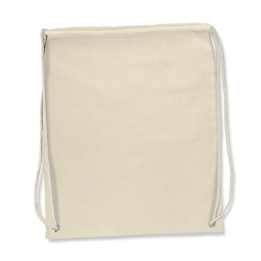 Florida Cotton Drawstring Backpack - Unbranded (Plain)