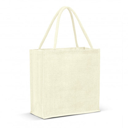 Monza Jute Tote Bag - Colour Match