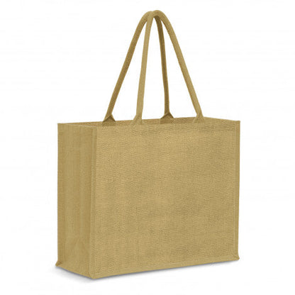 Modena Jute Tote Bag - Colour Match - Unbranded (Plain)