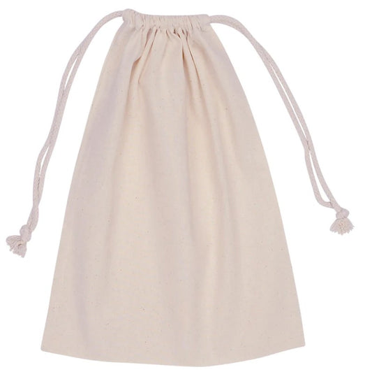 Cotton Drawstring Pouch - Medium