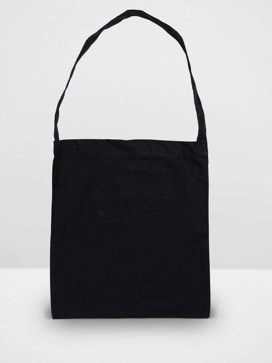 Black Calico Library Bag