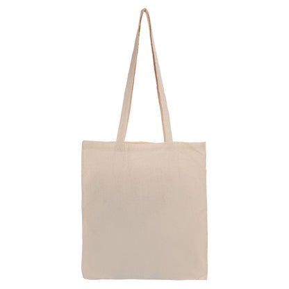 Long Handle Calico Shopper - Unbranded (Plain)