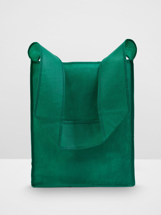 Green Non-Woven Shoulder Bag