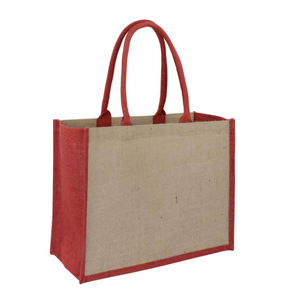 Jute Laminated Landscape - Red