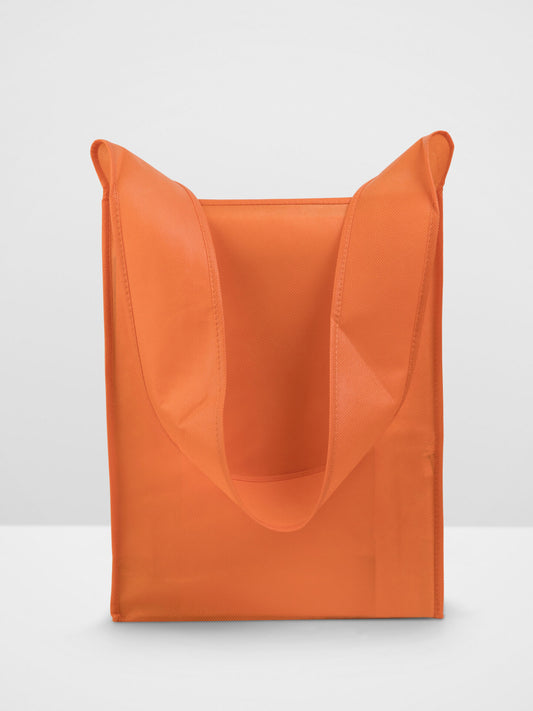 Orange Non-Woven Shoulder Bag