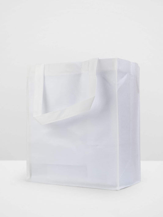 White Non-Woven Retail Bag